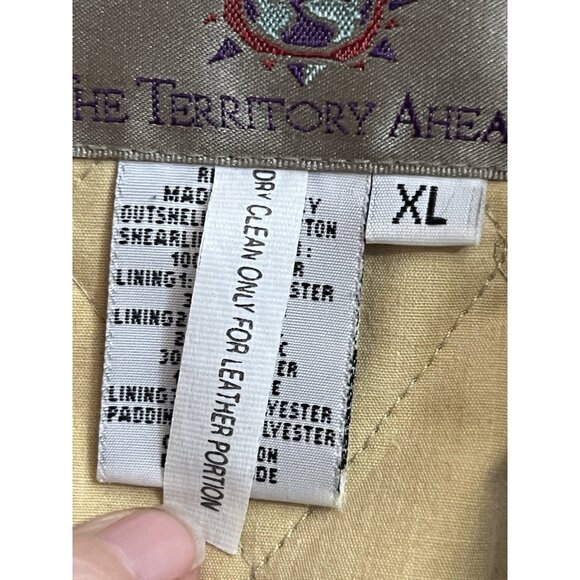 THE TERRITORY AHEAD Men’s Lined Barn Chore Jacket Coat Size XL Brown - Picture 7 of 8